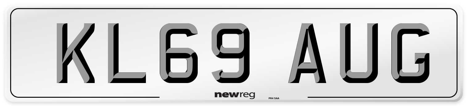 KL69 AUG Number Plate from New Reg